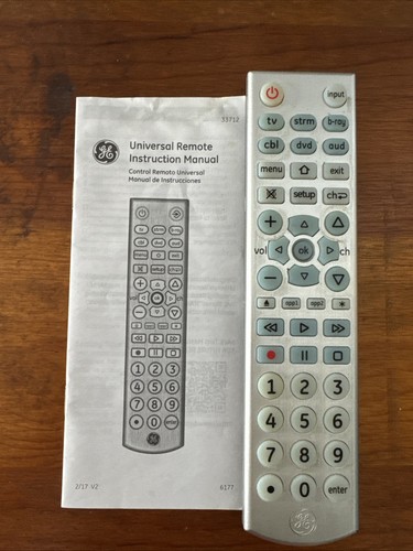 Universal remote control - ge,